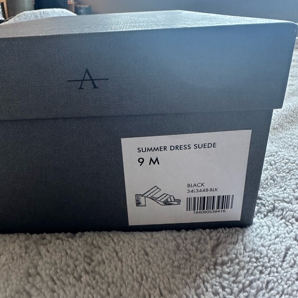 Aquatalia Summer Suede Block Heel Sandal - Picture 7 of 9